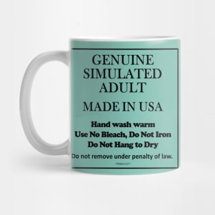 Simulated Adult Mug